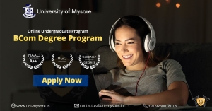 Affordable Online Bcom degree program - UoM